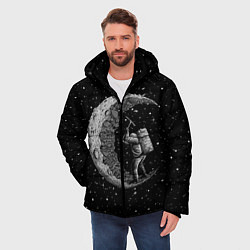Куртка зимняя мужская Лунный шахтер, цвет: 3D-светло-серый — фото 2