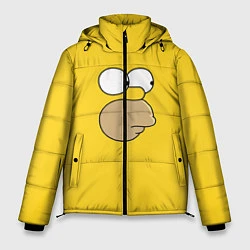 Куртка зимняя мужская Гомер стесняется, цвет: 3D-черный