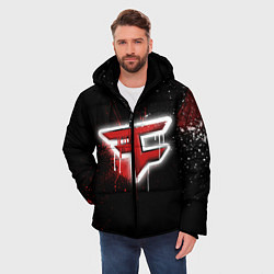 Куртка зимняя мужская FaZe Clan: Black collection, цвет: 3D-светло-серый — фото 2