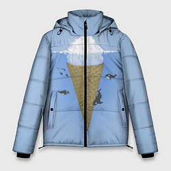 Куртка зимняя мужская Мороженое, цвет: 3D-светло-серый