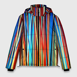 Мужская зимняя куртка Colored stripes
