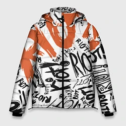 Куртка зимняя мужская Paramore: Riot, цвет: 3D-черный