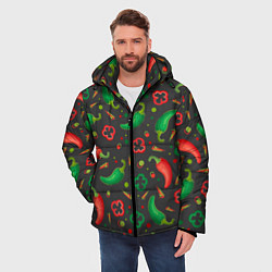Куртка зимняя мужская Перчики, цвет: 3D-черный — фото 2
