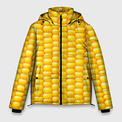 Куртка зимняя мужская Сладкая вареная кукуруза, цвет: 3D-красный