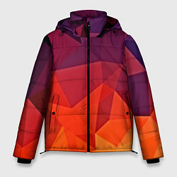 Куртка зимняя мужская Geometric, цвет: 3D-черный