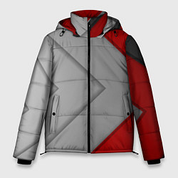 Куртка зимняя мужская Gray arrows, цвет: 3D-черный