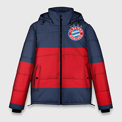 Куртка зимняя мужская Bayern Munchen - Red-Blue FCB 2022 NEW, цвет: 3D-светло-серый