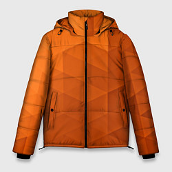 Куртка зимняя мужская Orange abstraction, цвет: 3D-черный