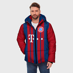 Куртка зимняя мужская Bayern FC: Original 2018, цвет: 3D-красный — фото 2