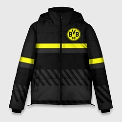 Куртка зимняя мужская FC Borussia 2018 Original #3, цвет: 3D-черный