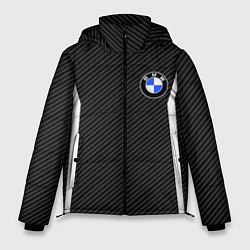 Куртка зимняя мужская BMW CARBON БМВ КАРБОН, цвет: 3D-красный