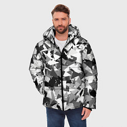 Куртка зимняя мужская Городской серый камуфляж, цвет: 3D-черный — фото 2