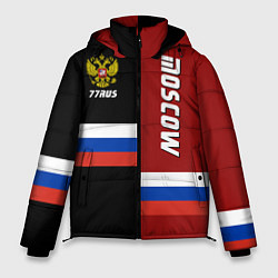Куртка зимняя мужская Moscow, Russia, цвет: 3D-красный
