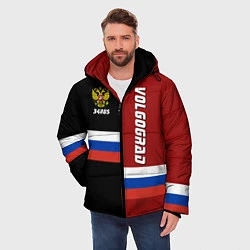Куртка зимняя мужская Volgograd, Russia, цвет: 3D-светло-серый — фото 2