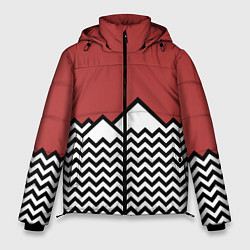 Куртка зимняя мужская Горы Твин Пикс, цвет: 3D-светло-серый