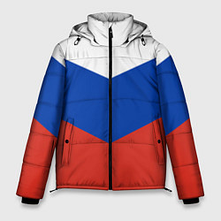Мужская зимняя куртка Российский триколор