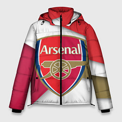 Куртка зимняя мужская FC Arsenal, цвет: 3D-красный