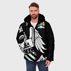 Куртка зимняя мужская FC Manchester City: Exclusive, цвет: 3D-черный — фото 2