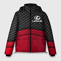 Куртка зимняя мужская Lexus: Red Carbon, цвет: 3D-черный