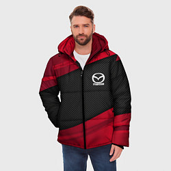 Куртка зимняя мужская Mazda: Red Sport, цвет: 3D-черный — фото 2
