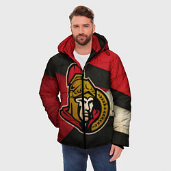 Куртка зимняя мужская HC Ottawa Senators: Old Style, цвет: 3D-красный — фото 2