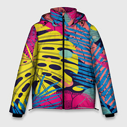 Куртка зимняя мужская Тропическая мода, цвет: 3D-черный