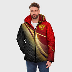 Куртка зимняя мужская RUSSIA SPORT: Gold Collection, цвет: 3D-светло-серый — фото 2