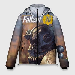 Куртка зимняя мужская Fallout 76, цвет: 3D-красный