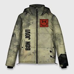 Куртка зимняя мужская Bon Jovi, цвет: 3D-красный
