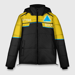 Куртка зимняя мужская Detroit: AP700 Yellow & Black, цвет: 3D-черный