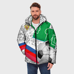 Куртка зимняя мужская Русский футбол, цвет: 3D-черный — фото 2