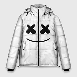 Куртка зимняя мужская Marshmello: White Face, цвет: 3D-светло-серый