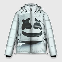 Куртка зимняя мужская Satisfied Marshmello, цвет: 3D-черный