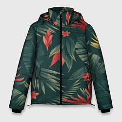 Мужская зимняя куртка Зеленые тропики
