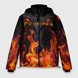 Куртка зимняя мужская TES: Flame Wolf, цвет: 3D-черный