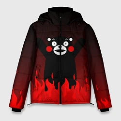 Куртка зимняя мужская Kumamon: Hell Flame, цвет: 3D-черный