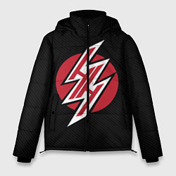 Куртка зимняя мужская Hentai: Black Heaven, цвет: 3D-красный