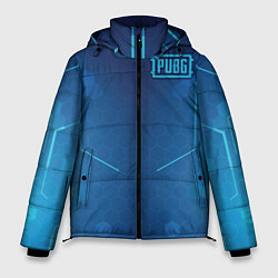 Мужская зимняя куртка PUBG: Blue Hexagons