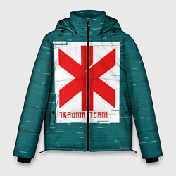 Куртка зимняя мужская Cyberpunk: Trauma Team, цвет: 3D-черный