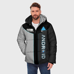 Куртка зимняя мужская Detroit: Android RK900, цвет: 3D-черный — фото 2