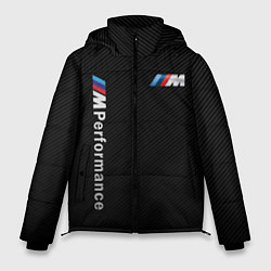 Куртка зимняя мужская BMW M PERFORMANCE CARBON КАРБОН, цвет: 3D-черный