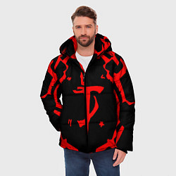 Куртка зимняя мужская DOOM: Red Slayer, цвет: 3D-черный — фото 2