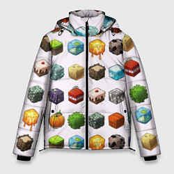 Мужская зимняя куртка Minecraft Cubes