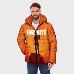 Куртка зимняя мужская Fortnite, цвет: 3D-красный — фото 2