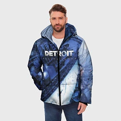 Куртка зимняя мужская Detroit: Become Human, цвет: 3D-черный — фото 2
