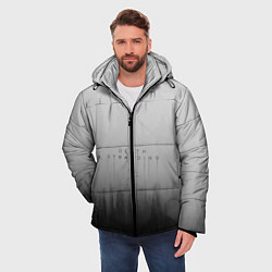 Куртка зимняя мужская Death Stranding Лес, цвет: 3D-черный — фото 2