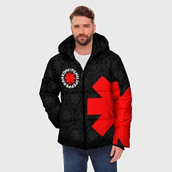 Куртка зимняя мужская RED HOT CHILI PEPPERS, цвет: 3D-красный — фото 2