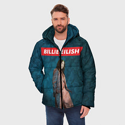 Куртка зимняя мужская BILLIE EILISH, цвет: 3D-черный — фото 2