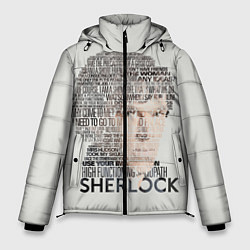 Куртка зимняя мужская Sherlock, цвет: 3D-красный