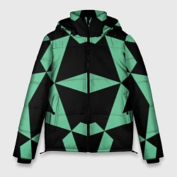 Мужская зимняя куртка Abstract zigzag pattern